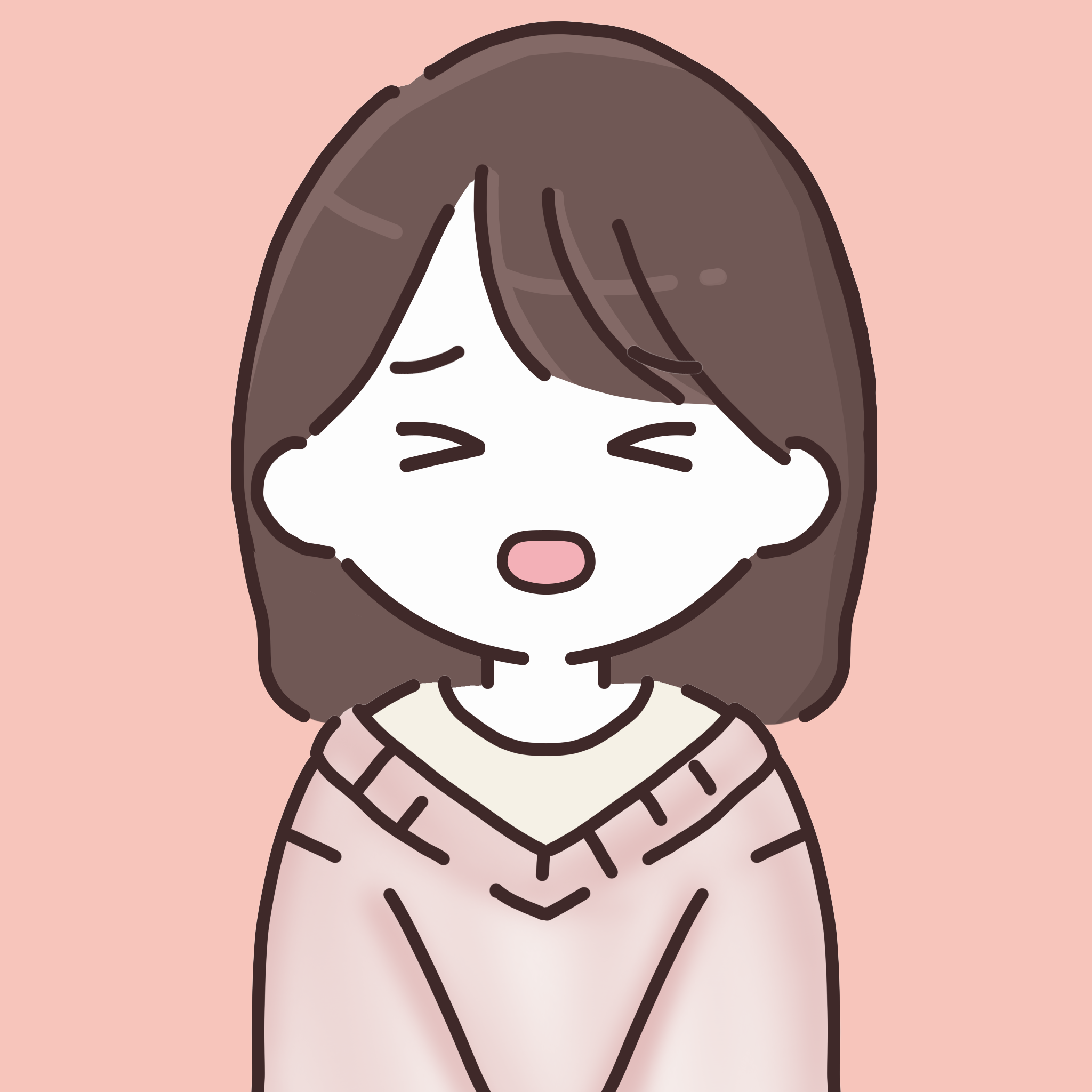 ブログ運営者ゆかのプロフィールイラスト