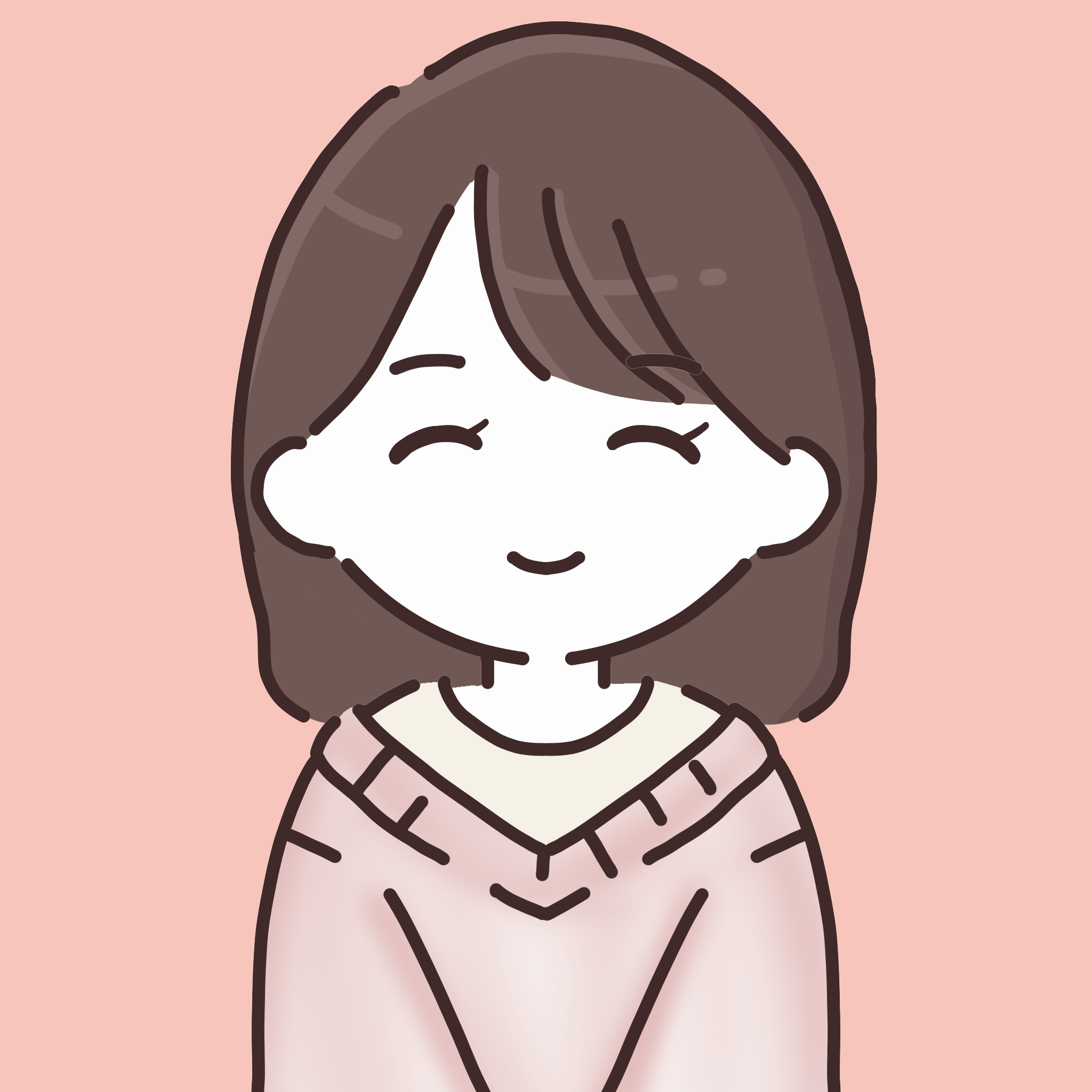 ブログ運営者ゆかのプロフィールイラスト