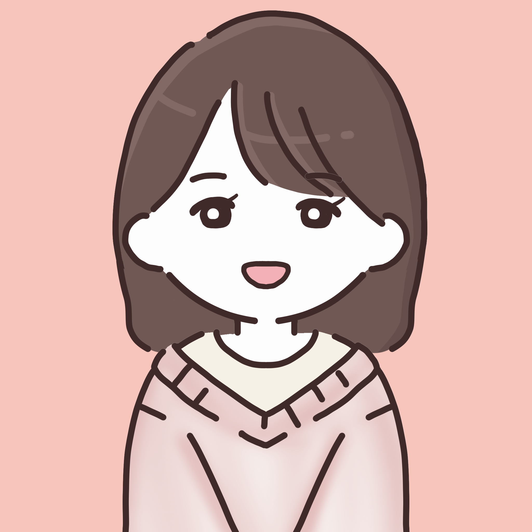 ブログ運営者ゆかのプロフィールイラスト
